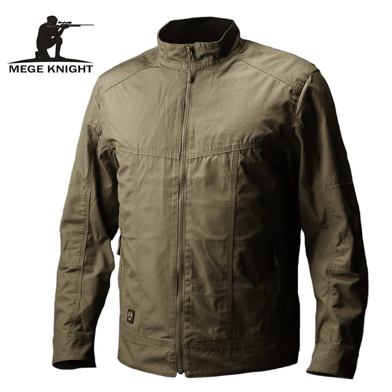 Image Mege Brand Clothing Men Autumn Jacket Tactical Coat Military Army Clothing Casual Coat for Men Casaco Masculino Veste Homme