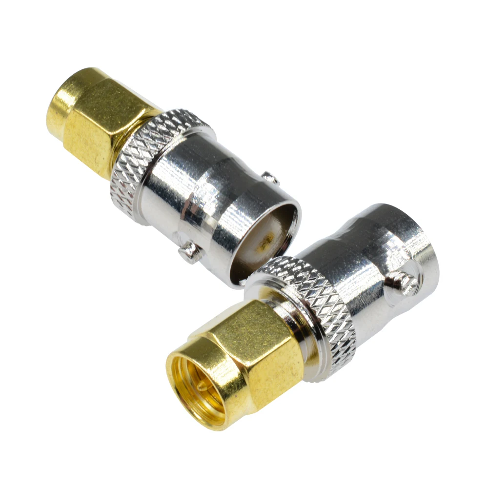 2pcs/Lot SMA Male to BNC Female Connector SMA to BNC Male to Female Radio Antenna Connector Adapter Converter Kit Set
2pcs/Lot SMA Male to BNC Female Connector SMA to BNC Male to Female Radio Antenna Connector Adapter Converter Kit Set