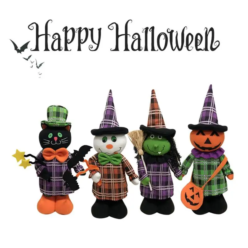 Halloween Decoration Standing Halloween Doll Cartoon White Ghost/Witch/Black Cat/Pumpkin Toys Home Party Decor Accessories 
Halloween Decoration Standing Halloween Doll Cartoon White Ghost/Witch/Black Cat/Pumpkin Toys Home Party Decor Accessories