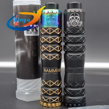 2018 newest HAMMERHAND mod kit 18650 battery 25mm brass Mechanical Vaporizer mod Tower Mech Mod with Apocalypse GEN 25 RDA
2018 newest HAMMERHAND mod kit 18650 battery 25mm brass Mechanical Vaporizer mod Tower Mech Mod with Apocalypse GEN 25 RDA