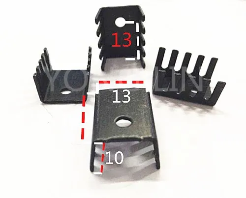 free shipping100PCS Aluminum heatsink/ic Heatsink /TO-220 Aluminum radiator/ Aluminum Radiator13*10-19mm
free shipping100PCS Aluminum heatsink/ic Heatsink /TO-220 Aluminum radiator/ Aluminum Radiator13*10-19mm