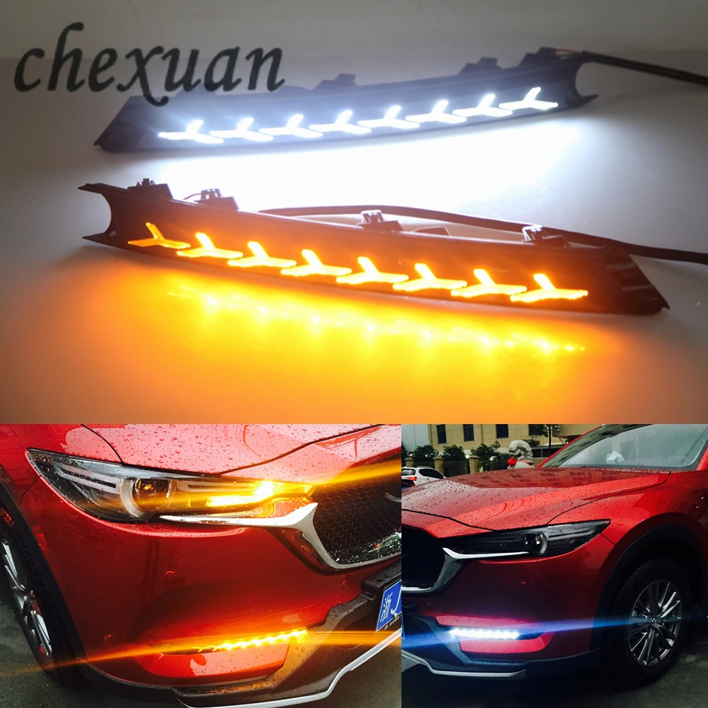 CSCSNL 2PCS Car LED 12V ABS Fog Lamp DRL Daytime Running Light with turn signal Lamp For Mazda cx-5 cx5 cx 5 2017 2018 2019
CSCSNL 2PCS Car LED 12V ABS Fog Lamp DRL Daytime Running Light with turn signal Lamp For Mazda cx-5 cx5 cx 5 2017 2018 2019