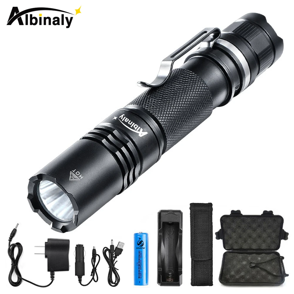 Super bright Powerful LED Tactical Flashlight L2 led lamp bead 5lighting modes Torch Powered by 18650 Rechargeable Battery
Super bright Powerful LED Tactical Flashlight L2 led lamp bead 5lighting modes Torch Powered by 18650 Rechargeable Battery