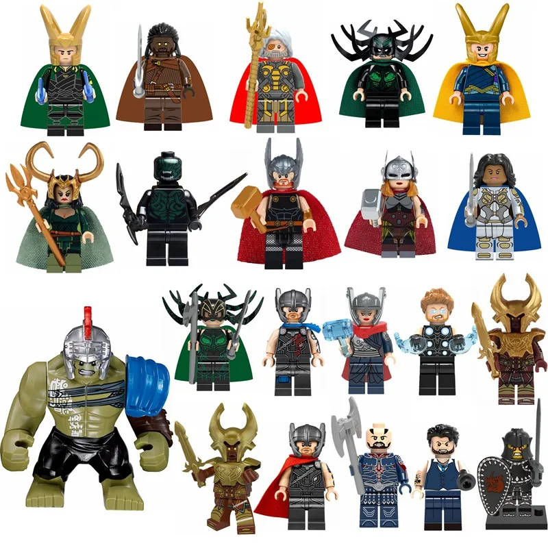 Legoing Marvel Thor Movie Loki Odin Heimdall Hela Hulk Legoing Super Heroes Building Blocks Toys for Children With Legoings
Legoing Marvel Thor Movie Loki Odin Heimdall Hela Hulk Legoing Super Heroes Building Blocks Toys for Children With Legoings