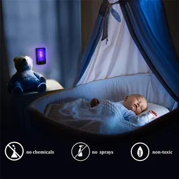Plastic Mosquito Killer Lamps LED Socket Electric Mosquito Fly Bug Insect Trap Killer Zapper Night Lights lighting EU US plug
Plastic Mosquito Killer Lamps LED Socket Electric Mosquito Fly Bug Insect Trap Killer Zapper Night Lights lighting EU US plug