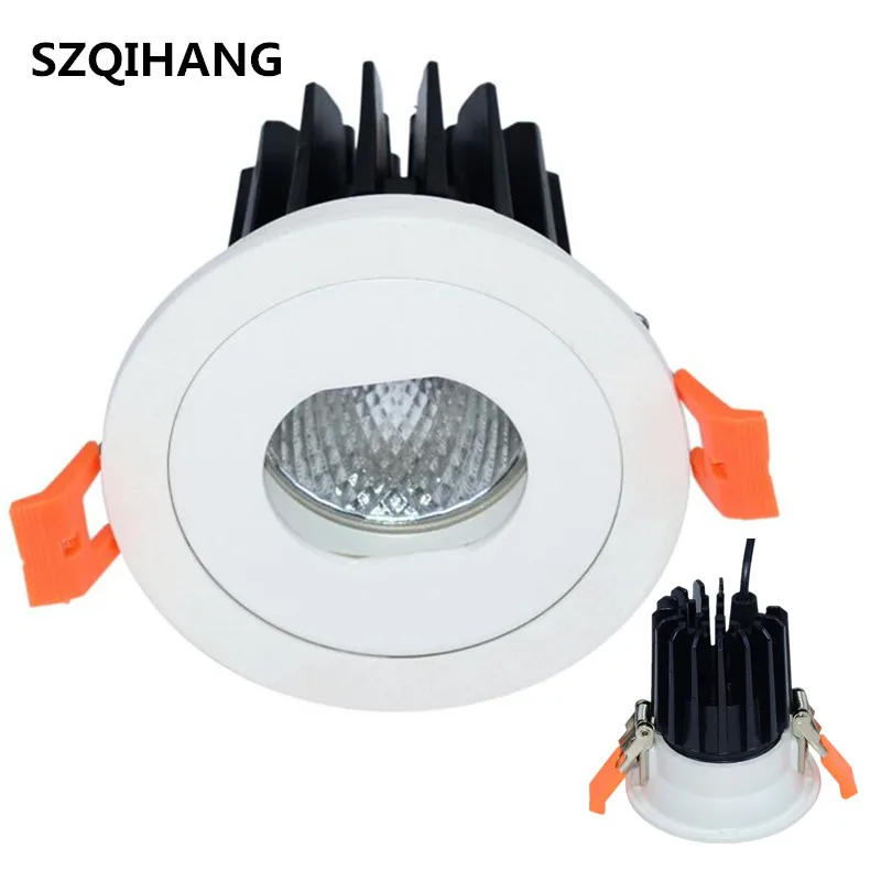 Dimmable COB 10W Warn Cold White LED wash wall lights Recessed Down Light hotel spotlights led day | Лампы и освещение