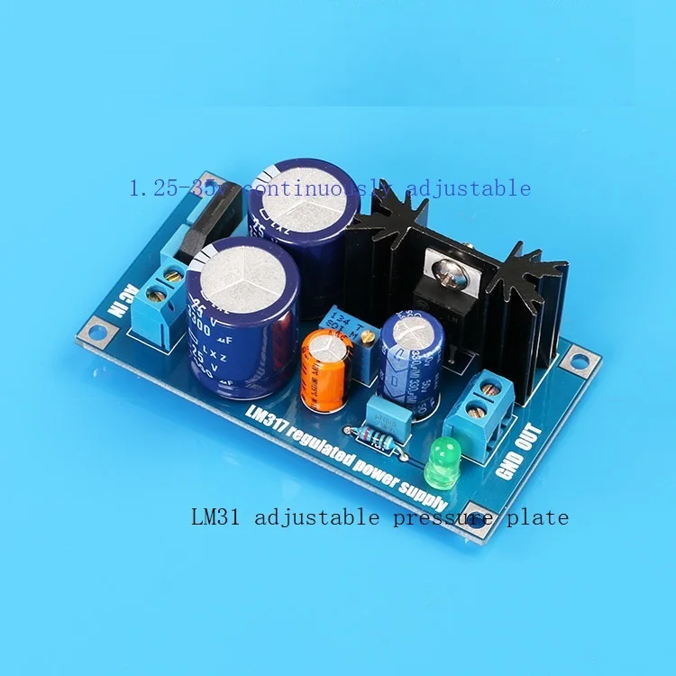 LM317T single power stabilized circuit board output voltage continuous precision adjustment power board package parts
LM317T single power stabilized circuit board output voltage continuous precision adjustment power board package parts