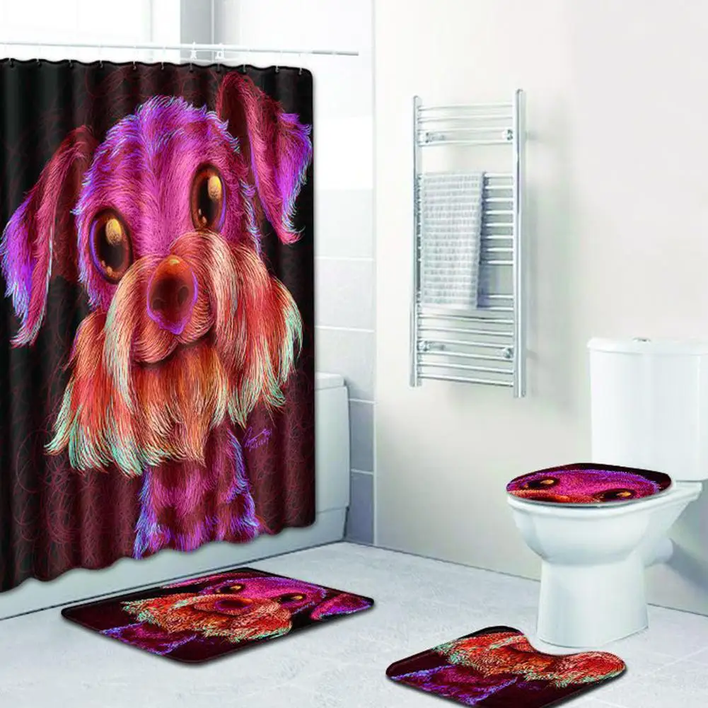 HobbyLane 4pcs/set 3D Animals Toilet Polyester Cover Mat Non Slip Floor Mat Set Bathroom Shower Curtain Bath Mat Bathroom Suits
HobbyLane 4pcs/set 3D Animals Toilet Polyester Cover Mat Non Slip Floor Mat Set Bathroom Shower Curtain Bath Mat Bathroom Suits