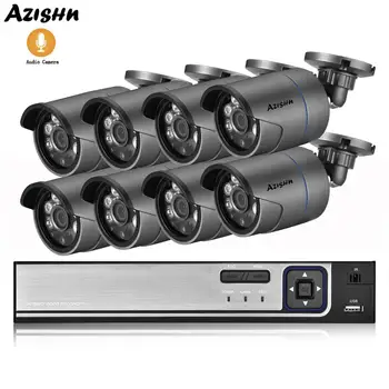 AZISHN 8CH 4MP POE NVR CCTV Security System 4MP HD Outdoor Waterproof Audio Record IP Cam Onvif P2P Home Surveillance Kit System
AZISHN 8CH 4MP POE NVR CCTV Security System 4MP HD Outdoor Waterproof Audio Record IP Cam Onvif P2P Home Surveillance Kit System