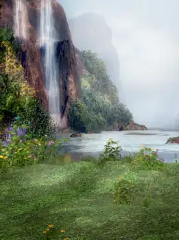 mountain waterfall colorful flower green grass backdrop Vinyl cloth High quality Computer print scenic Background 
mountain waterfall colorful flower green grass backdrop Vinyl cloth High quality Computer print scenic Background