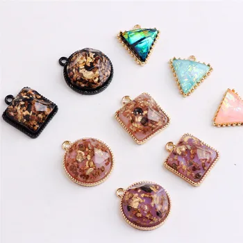 New 30pcs/lot color Irregular resin core decoration geometry square/rounds/triangle shape alloy floating locket pendants charms
New 30pcs/lot color Irregular resin core decoration geometry square/rounds/triangle shape alloy floating locket pendants charms