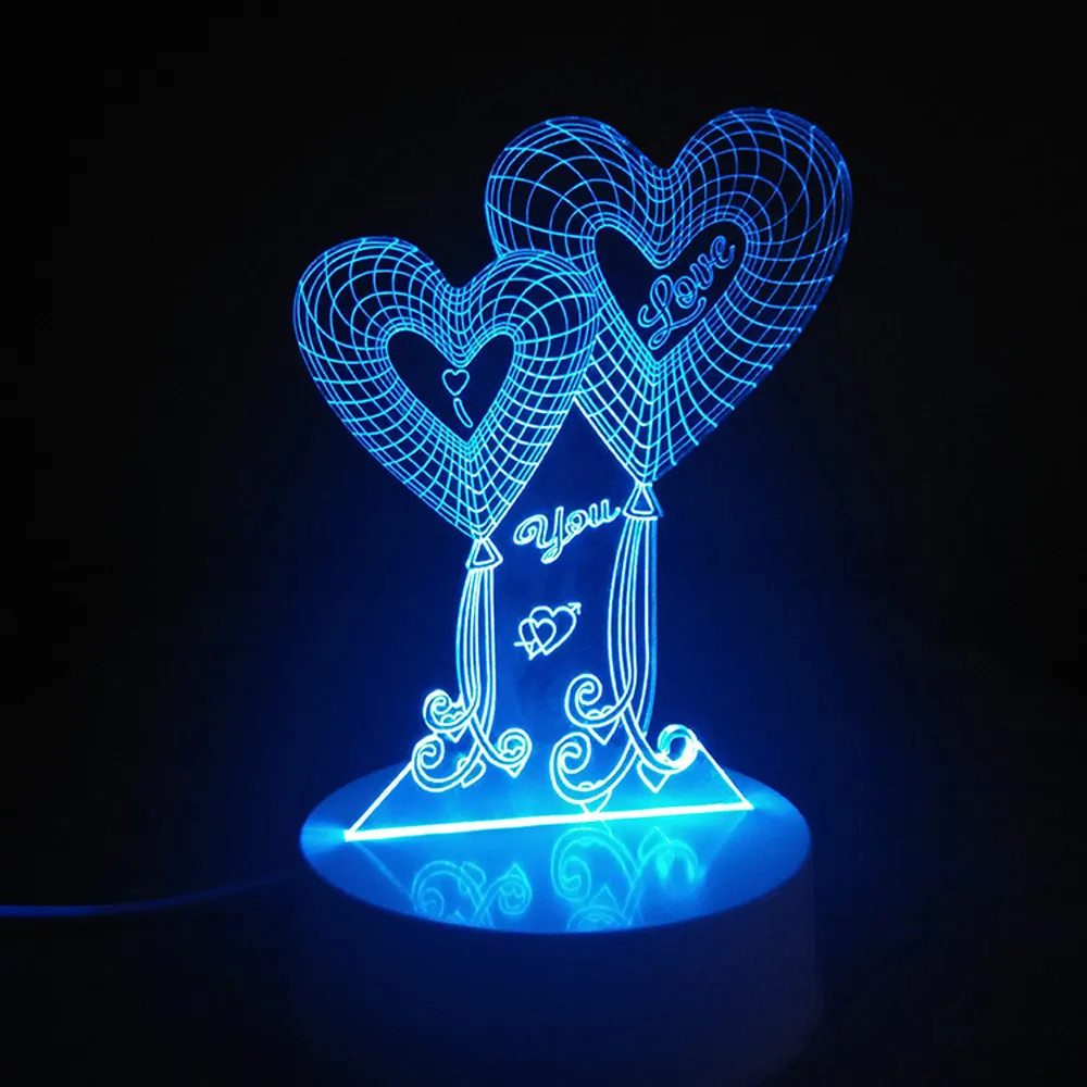 Cute Pattern Night Light 3D Unique Lighting Effects Optical Home Decor LED Remote Control Table Lamp 3D Visualization #X
Cute Pattern Night Light 3D Unique Lighting Effects Optical Home Decor LED Remote Control Table Lamp 3D Visualization #X