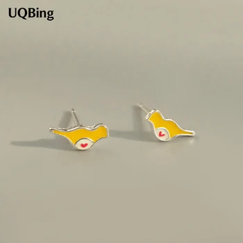 100% 925 Sterling Silver Jewelry Bird Stud Earrings Pure 925 Silver Earrings Brincos Pendientes de plata
100% 925 Sterling Silver Jewelry Bird Stud Earrings Pure 925 Silver Earrings Brincos Pendientes de plata