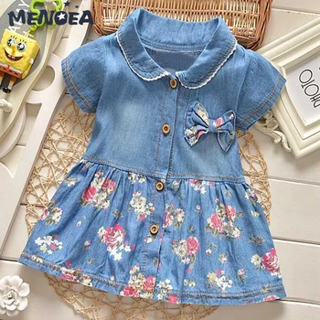 Menoea Girls Dresses Kids Turn Down Collar Bow Floral Edge Princess Dress Casual Denim Dress T-shirt Type Cute Kids Clothes
Menoea Girls Dresses Kids Turn Down Collar Bow Floral Edge Princess Dress Casual Denim Dress T-shirt Type Cute Kids Clothes