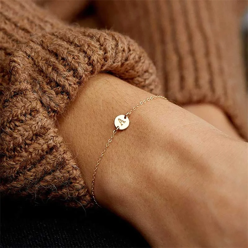 Fashion Gold Color Letter Bracelet & Bangle For Women Simple Adjustable Name Bracelets Pulseras Mujer Jewelry Party Gift
Fashion Gold Color Letter Bracelet & Bangle For Women Simple Adjustable Name Bracelets Pulseras Mujer Jewelry Party Gift