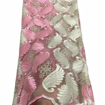 Pink African Lace Fabric 2018 Embroidered Nigerian Laces Fabric High Quality Beads French Tulle Lace Fabric For Women Dress
Pink African Lace Fabric 2018 Embroidered Nigerian Laces Fabric High Quality Beads French Tulle Lace Fabric For Women Dress