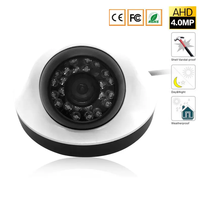 4MP Security dome Camera, 4 Megapixel CCTV Camera for AHD DVR Surveillance System with 24 IR CUT LEDS for Night Vision 100ft,
4MP Security dome Camera, 4 Megapixel CCTV Camera for AHD DVR Surveillance System with 24 IR CUT LEDS for Night Vision 100ft,