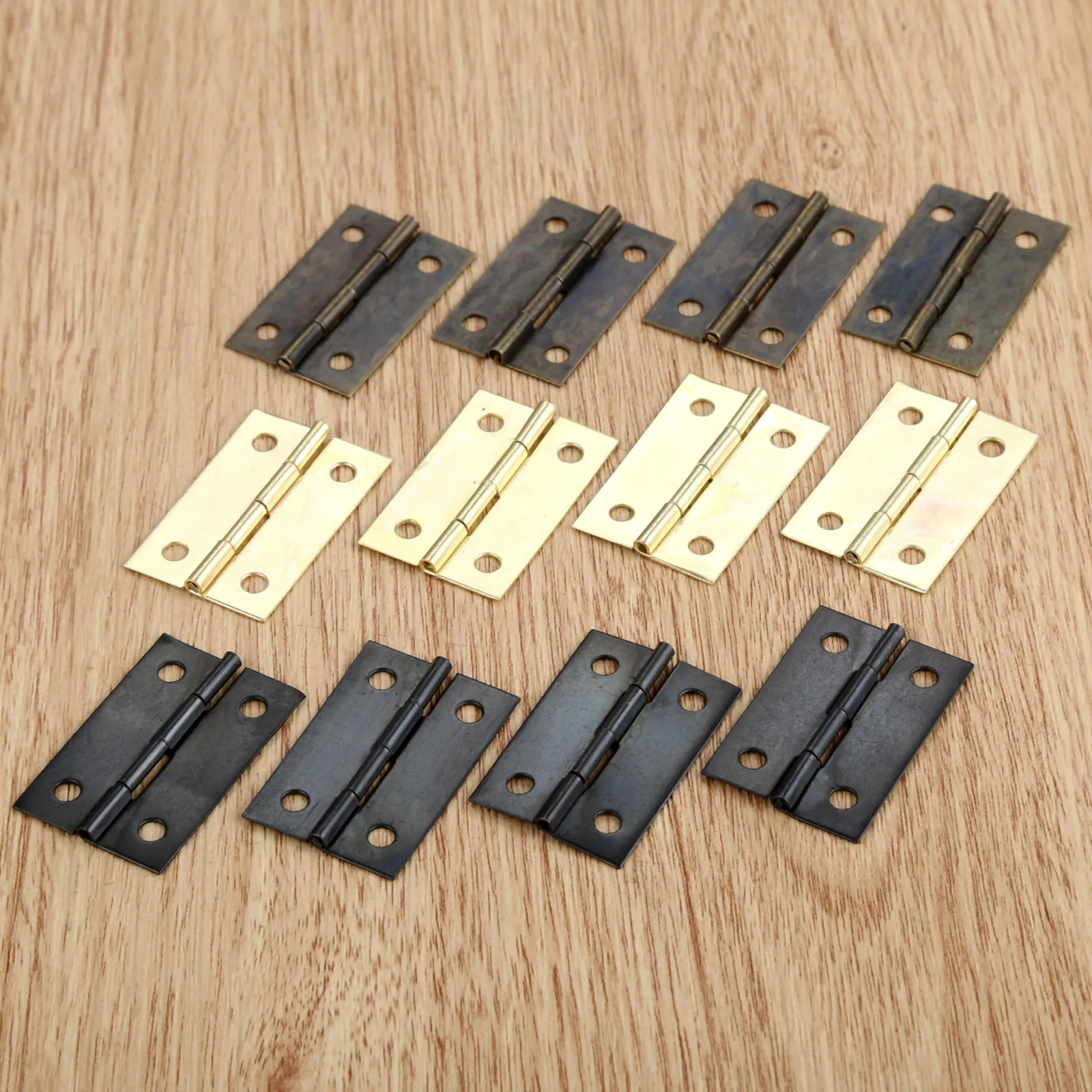 10Pcs Cabinet Hinges Door Luggage Hinge 4 Holes Decor Furniture Decoration Antique Vintage Old Style 35*21mm
10Pcs Cabinet Hinges Door Luggage Hinge 4 Holes Decor Furniture Decoration Antique Vintage Old Style 35*21mm