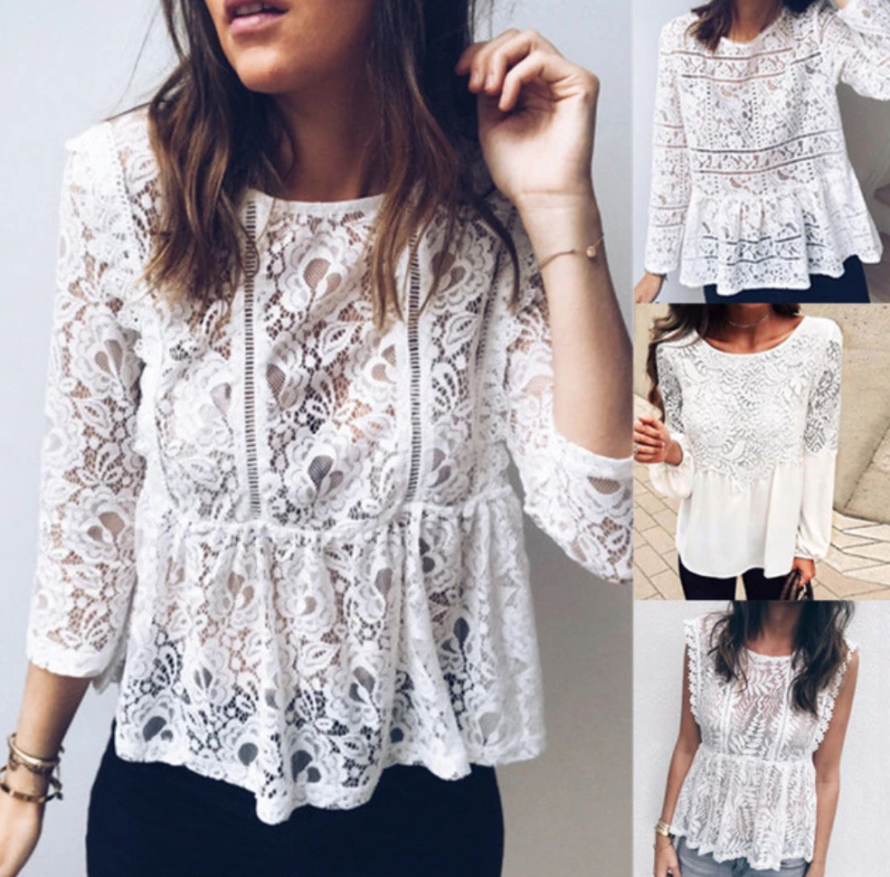 Future Tim Elegant lace mesh embroidery women blouse shirt Sexy hollow out ruffled female shirt Short sleeve summer party top
Future Tim Elegant lace mesh embroidery women blouse shirt Sexy hollow out ruffled female shirt Short sleeve summer party top