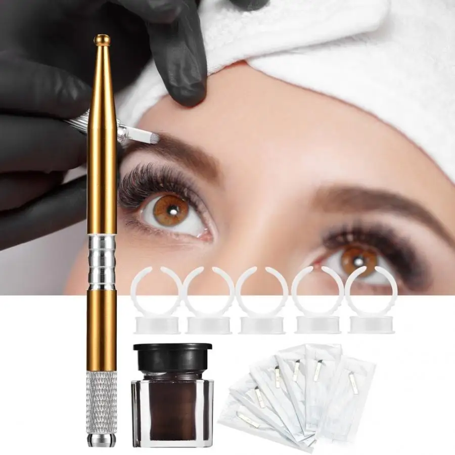 Tattoo Supplies Semi-permanent Tattoo Practice Tools Set Microblading Eyebrow Tattoo Ink Needle Ring Cup Pen Permanent Makeup
Tattoo Supplies Semi-permanent Tattoo Practice Tools Set Microblading Eyebrow Tattoo Ink Needle Ring Cup Pen Permanent Makeup