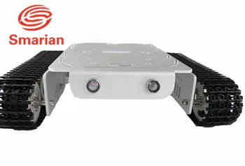 T200 Silver Version Aluminum alloysmart tank car chassis/all-metal crawler with robot hand interface with speed detectionencoder
T200 Silver Version Aluminum alloysmart tank car chassis/all-metal crawler with robot hand interface with speed detectionencoder