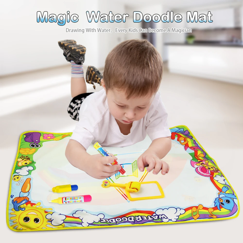 85X65cm 2019 New Arrival Water Drawing Mat With 3pens &1 Stamp Set Doodle Mats Coloring Carpets Painting Board for Kids
85X65cm 2019 New Arrival Water Drawing Mat With 3pens &1 Stamp Set Doodle Mats Coloring Carpets Painting Board for Kids