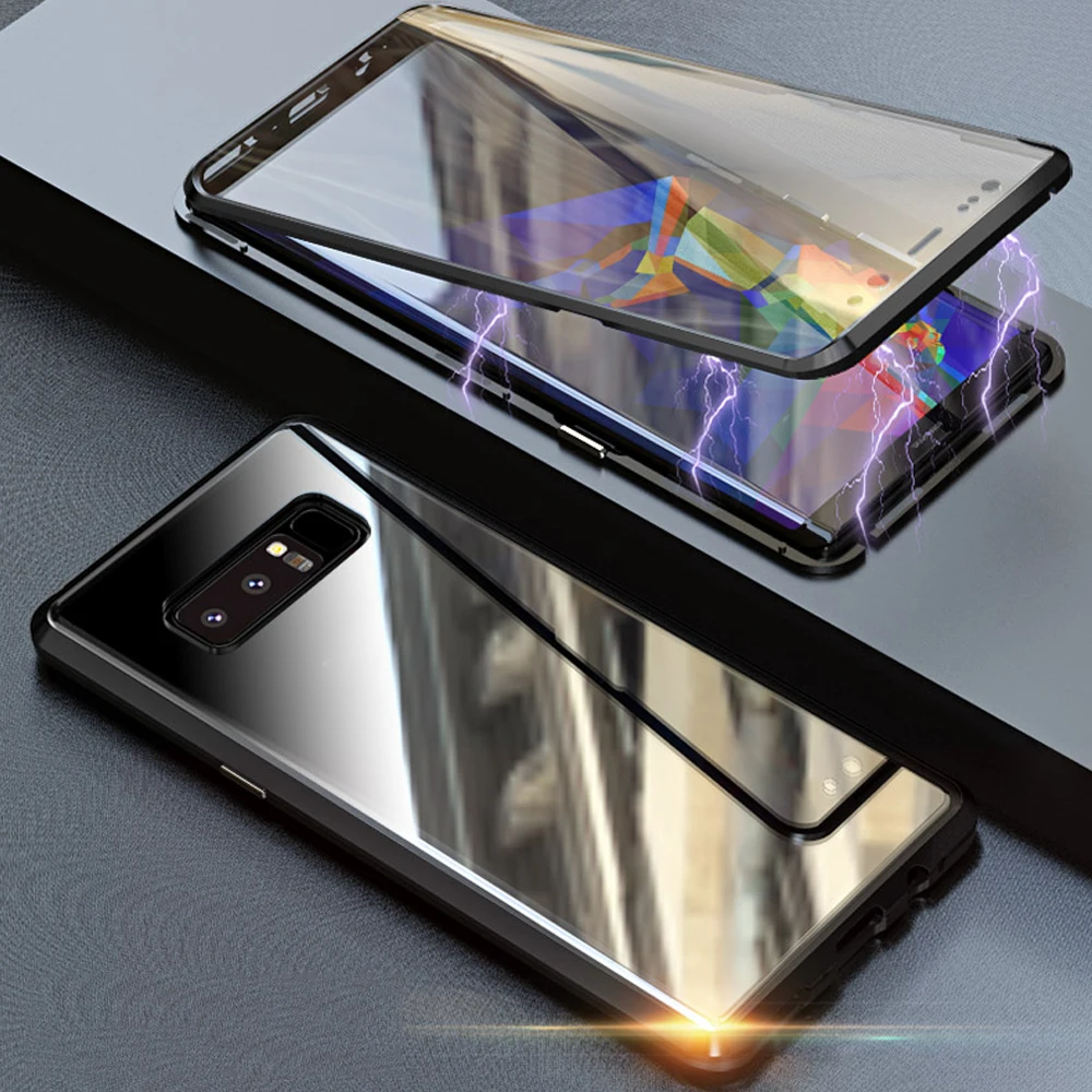 Luxury Phone Case for Samsung Galaxy A50 360 Magnetic Double side Glass Magnet Flip Cover for Samsung S10 Plus S10E Note 8 9
Luxury Phone Case for Samsung Galaxy A50 360 Magnetic Double side Glass Magnet Flip Cover for Samsung S10 Plus S10E Note 8 9