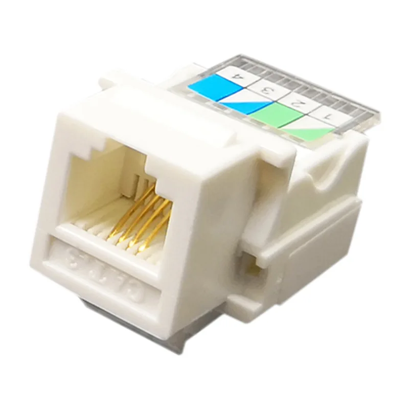 10 Units -Keystone Plug Wall Jack,RJ11 Voice Module,Cat3 Telephone Module Keystone Jack
10 Units -Keystone Plug Wall Jack,RJ11 Voice Module,Cat3 Telephone Module Keystone Jack