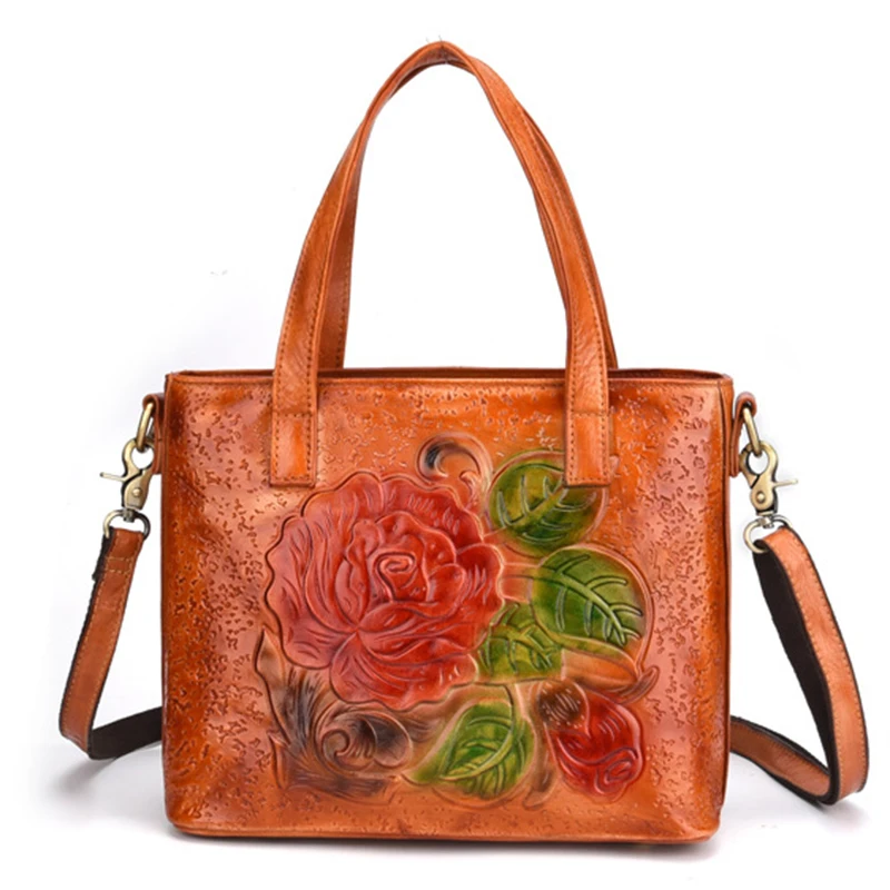 Genuine Embossed Leather Top Handle Bag Cowhide Tote Purse Handbag Large Capacity Women Shoulder Cross Body Messenger Bags
Genuine Embossed Leather Top Handle Bag Cowhide Tote Purse Handbag Large Capacity Women Shoulder Cross Body Messenger Bags
