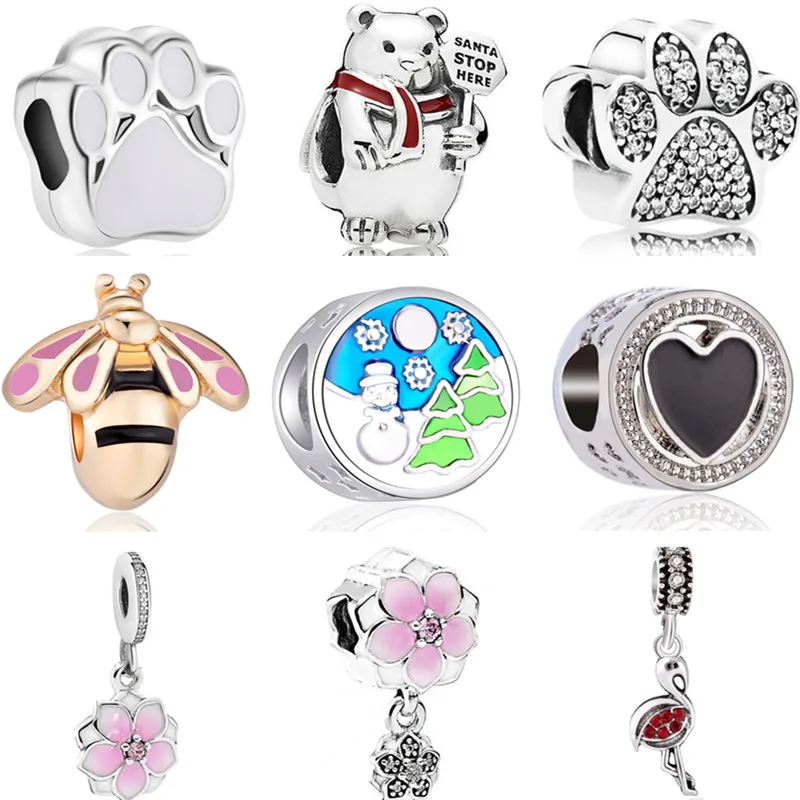 Luxurious Enamel Hearts Crown Bear Paw Bee Alloy Beads Fit Pandora Charms Bracelets & Bangles for Women Birthday DIY Pulsera
Luxurious Enamel Hearts Crown Bear Paw Bee Alloy Beads Fit Pandora Charms Bracelets & Bangles for Women Birthday DIY Pulsera