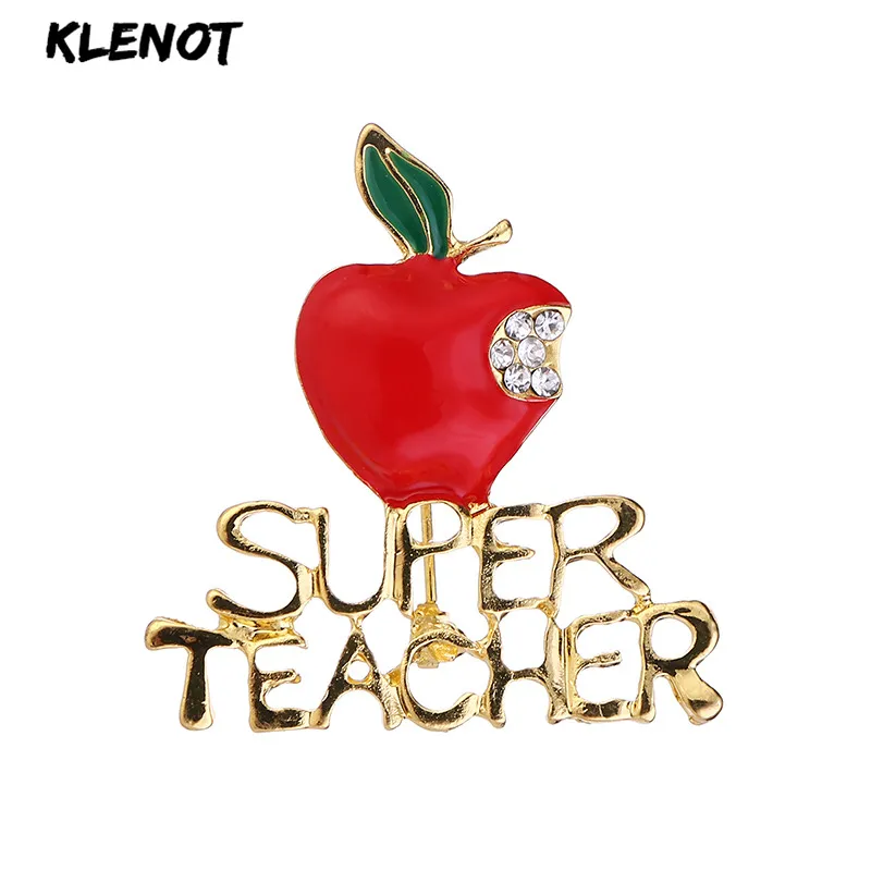Christmas Apple Brooch Crystal Rhinestones Breastpin Enamel Apple Super Teacher Pin Decoration Christmas Gift for Women Children 
Christmas Apple Brooch Crystal Rhinestones Breastpin Enamel Apple Super Teacher Pin Decoration Christmas Gift for Women Children
