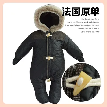 Winter Newborn Clothes 2018 New Hot Fashion Baby Boys Rompers Horn Button Decoration Warm Jumpsuit For 0-2yrs Children
Winter Newborn Clothes 2018 New Hot Fashion Baby Boys Rompers Horn Button Decoration Warm Jumpsuit For 0-2yrs Children