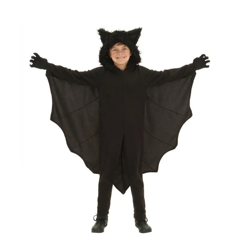 Child Animal Cosplay Cute Bat Costume Kids Black Jumpsuit Connect Wings Cosplay Batman
Child Animal Cosplay Cute Bat Costume Kids Black Jumpsuit Connect Wings Cosplay Batman