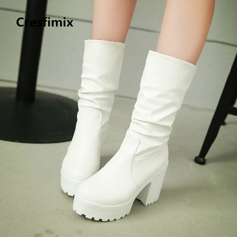 women cute comfortable hiehgt increased high heel white boots lady cool street autumn & winter black boots cool shoes e2301
women cute comfortable hiehgt increased high heel white boots lady cool street autumn & winter black boots cool shoes e2301