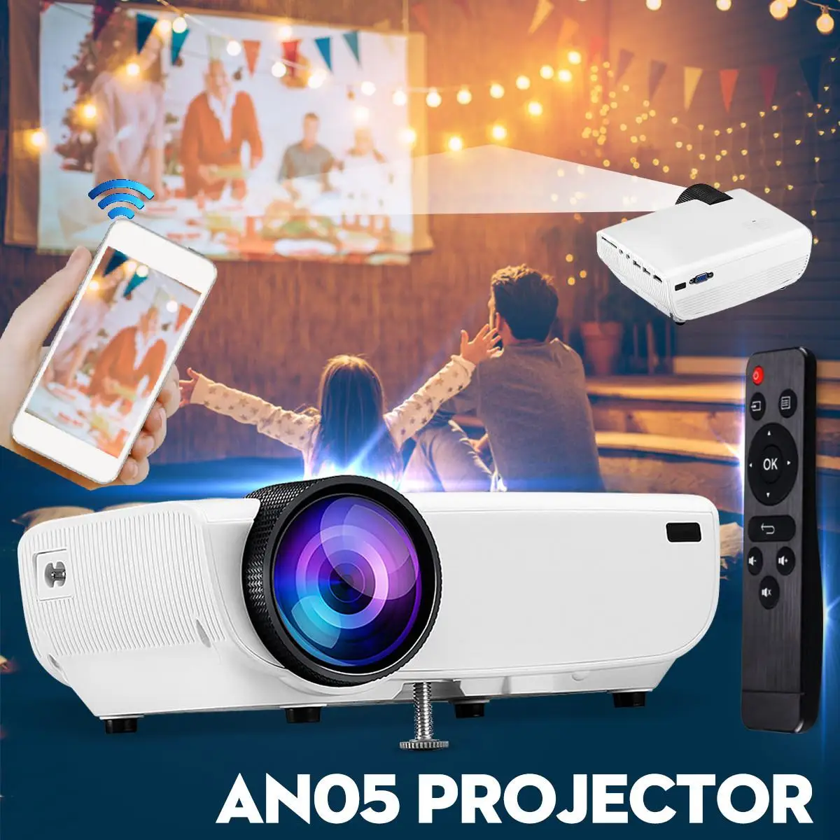 LEORY 2019 Newest 7000 Lumens 3D LED Projector USB Smartphone Display HDMI/USB/AV/SD/U Flash Disk Beamer Home Theater Projectors
LEORY 2019 Newest 7000 Lumens 3D LED Projector USB Smartphone Display HDMI/USB/AV/SD/U Flash Disk Beamer Home Theater Projectors