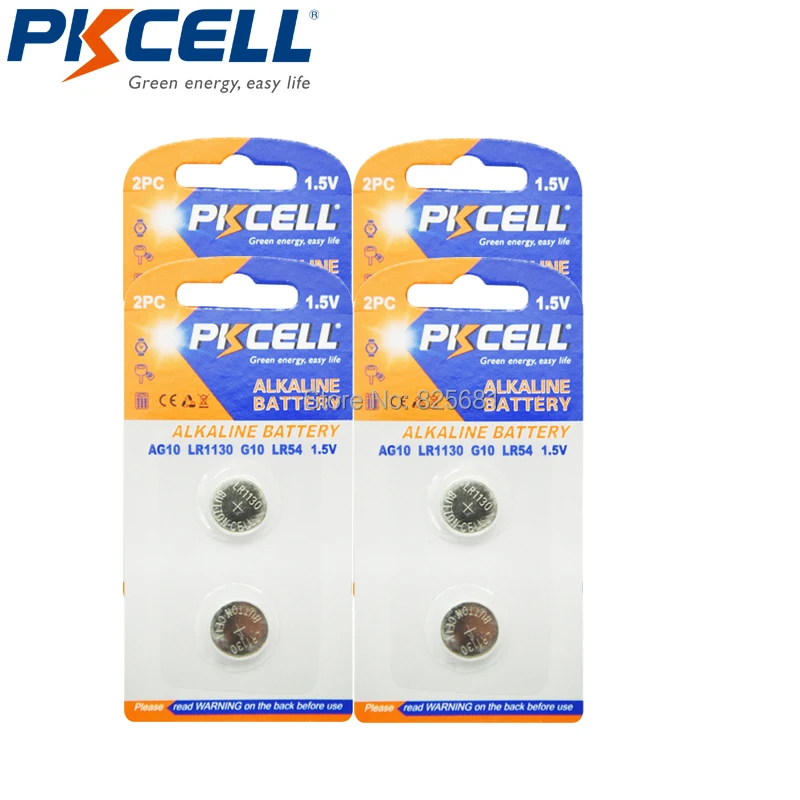 8Pcs 4Card AG10 Akaline Button Cell Battery G10 LR54 189 L1130 1.5V 75mAh For Bullets Eggs Watches Calculators Remote Controls
8Pcs 4Card AG10 Akaline Button Cell Battery G10 LR54 189 L1130 1.5V 75mAh For Bullets Eggs Watches Calculators Remote Controls