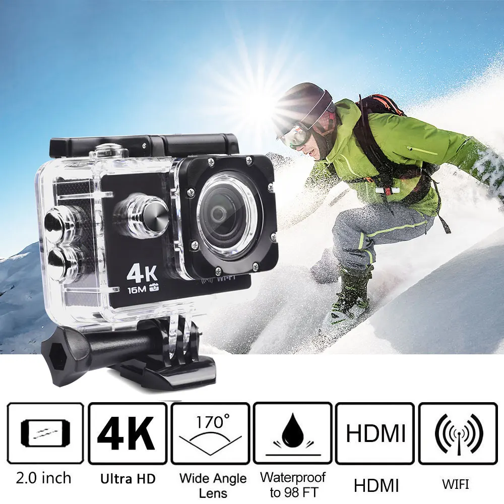 Sport DV Waterproof Action Camera Notavek 96660 SONY 179 2.0'' 30m 4K Video Camera LCD Outdoor 12MP 60FPS Diving Optional Packag
Sport DV Waterproof Action Camera Notavek 96660 SONY 179 2.0'' 30m 4K Video Camera LCD Outdoor 12MP 60FPS Diving Optional Packag