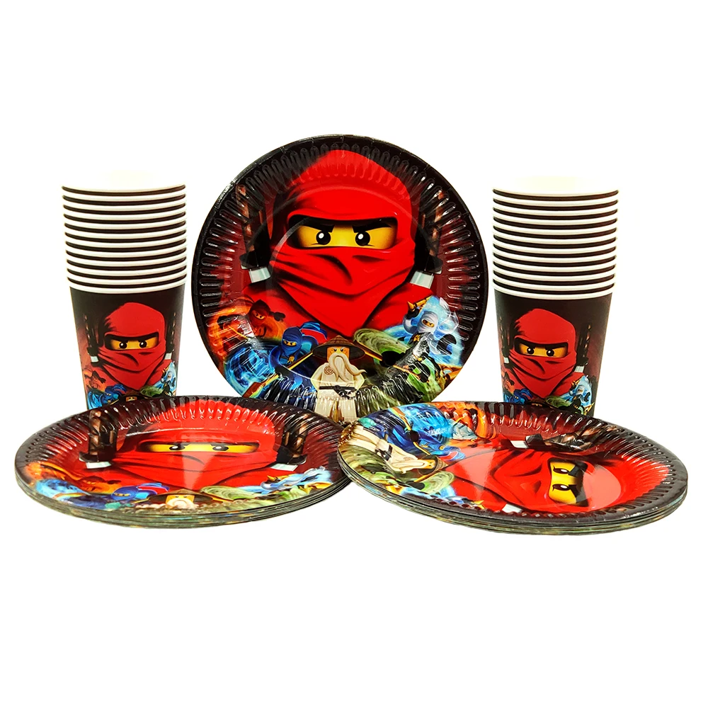 Party supplies 48pcs Ninja theme party kids birthday party tableware set, 24pcs dessert plates dishes and 24pcs cups glasses
Party supplies 48pcs Ninja theme party kids birthday party tableware set, 24pcs dessert plates dishes and 24pcs cups glasses