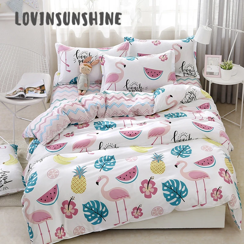 LOVINSUNSHINE Cover Bed Sheet Pillowcase Bed Sheet And Pillowcase Home Textile Flamingo Cartoon Lovely Kids Duvet Cover Set AB#0
LOVINSUNSHINE Cover Bed Sheet Pillowcase Bed Sheet And Pillowcase Home Textile Flamingo Cartoon Lovely Kids Duvet Cover Set AB#0