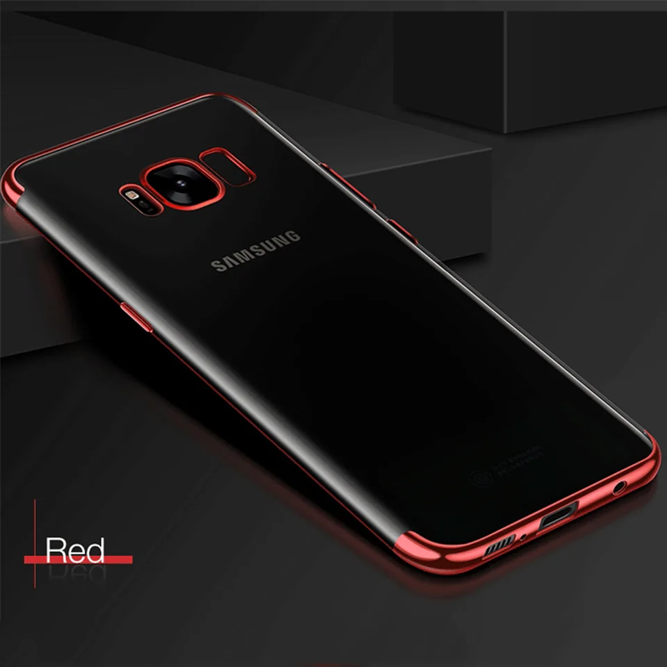 Блестящий чехол из ТПУ для Samsung Galaxy S8 Plus S9 S7 Edge Note 8 A5 A7 A8 J5 J7 2016 2017 2018 блестящие
