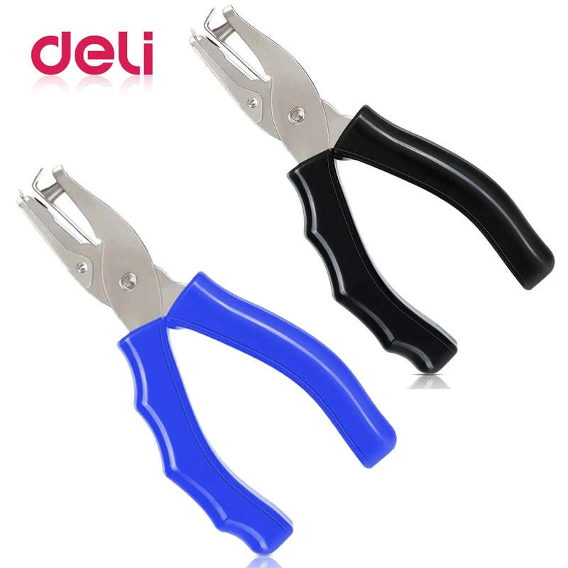 Deli 1pcs Punch metal single hole random color punch sheet manual hand-held ticket clamp Wavy handle punch office stationery
Deli 1pcs Punch metal single hole random color punch sheet manual hand-held ticket clamp Wavy handle punch office stationery