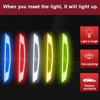4Pc Auto Side Anti-scratch Strip Car Warning Safety Mark Reflective Strip Anti-collision Car Door Bumper Sticker Car Accessories
4Pc Auto Side Anti-scratch Strip Car Warning Safety Mark Reflective Strip Anti-collision Car Door Bumper Sticker Car Accessories
