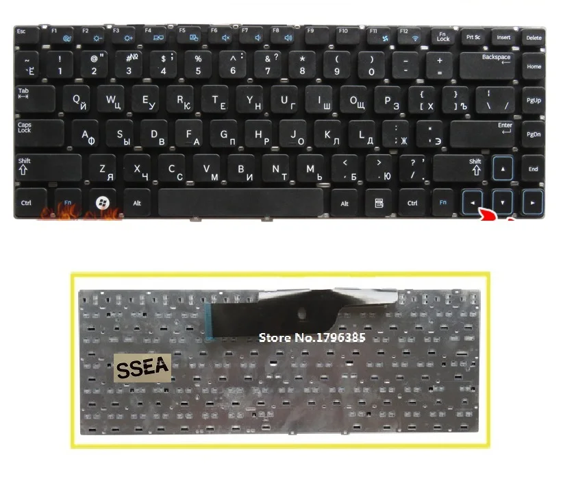 SSEA New Russian Keyboard for Samsung NP300V4A NP300E4A 300V4A 300E4A 300E3A 305V4A NP305E4A laptop RU Keyboard without frame
SSEA New Russian Keyboard for Samsung NP300V4A NP300E4A 300V4A 300E4A 300E3A 305V4A NP305E4A laptop RU Keyboard without frame