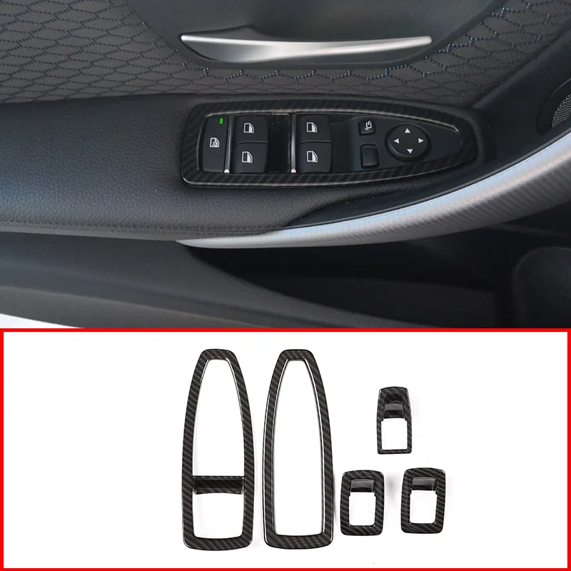 Carbon Fiber Style ABS Plastic Door Window Lift Button Frame Trim For BMW 3 Series F30 2016-2018 Car Accessories 5pcs
Carbon Fiber Style ABS Plastic Door Window Lift Button Frame Trim For BMW 3 Series F30 2016-2018 Car Accessories 5pcs