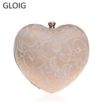 GLOIG Heart Design Lace Women Day Clutches Lace Lady Wedding Evening Bags Embroidery Vintage Style Female Birthday Gift Purse
GLOIG Heart Design Lace Women Day Clutches Lace Lady Wedding Evening Bags Embroidery Vintage Style Female Birthday Gift Purse