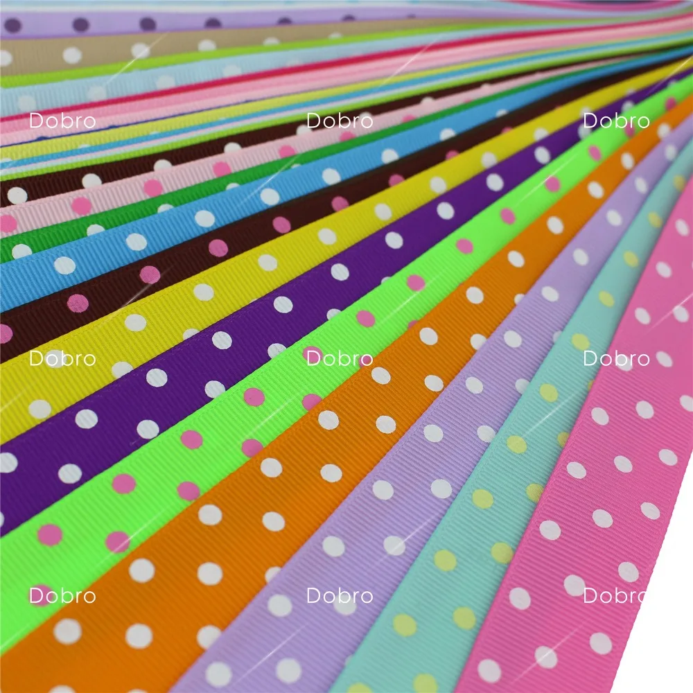 7/8" 22mm 42 Colors Polka 3 Dots Printed Grosgrain Ribbon for DIY Hair Bow Handicrafts Gift Packaging Party Decorations Garment
7/8" 22mm 42 Colors Polka 3 Dots Printed Grosgrain Ribbon for DIY Hair Bow Handicrafts Gift Packaging Party Decorations Garment
