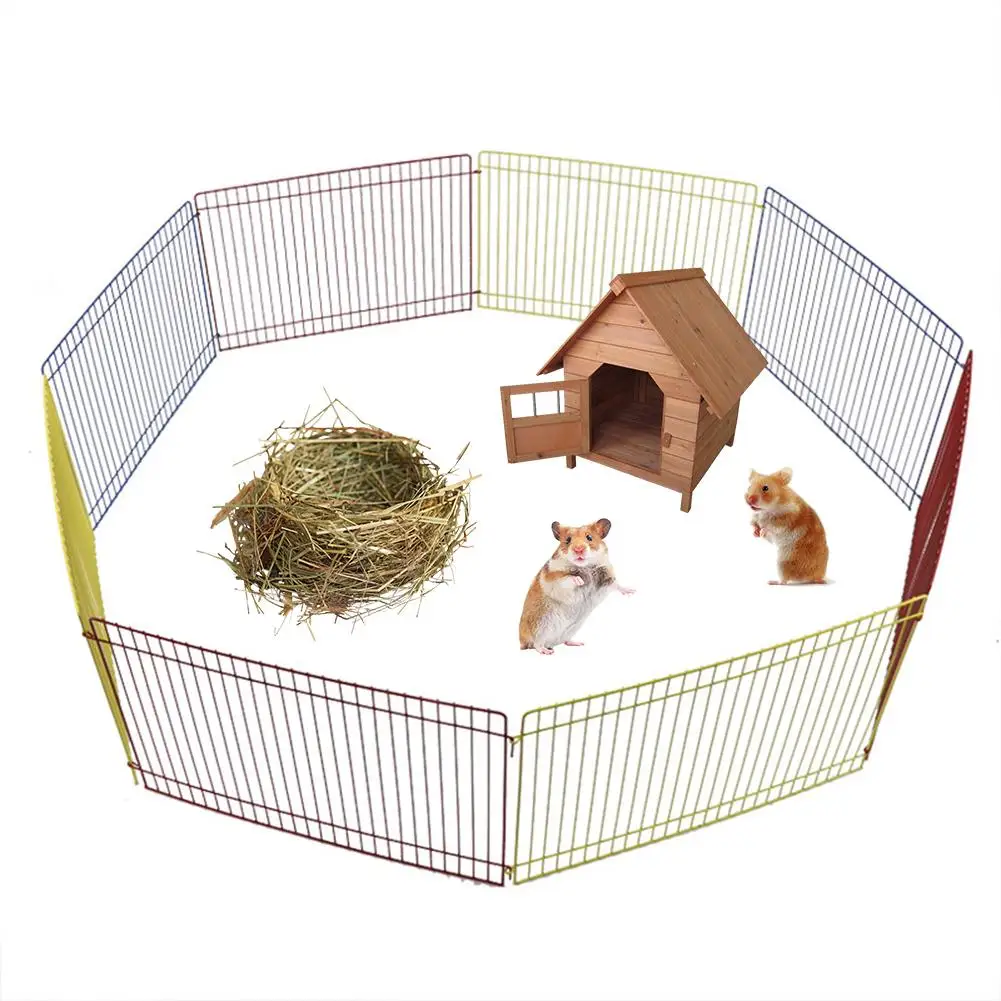 8 Pcs Small Pet Fence Cage Free Activity Large Space Pet Playpen for Hamster Hedgehog Guinea Pig Small Animal House
8 Pcs Small Pet Fence Cage Free Activity Large Space Pet Playpen for Hamster Hedgehog Guinea Pig Small Animal House