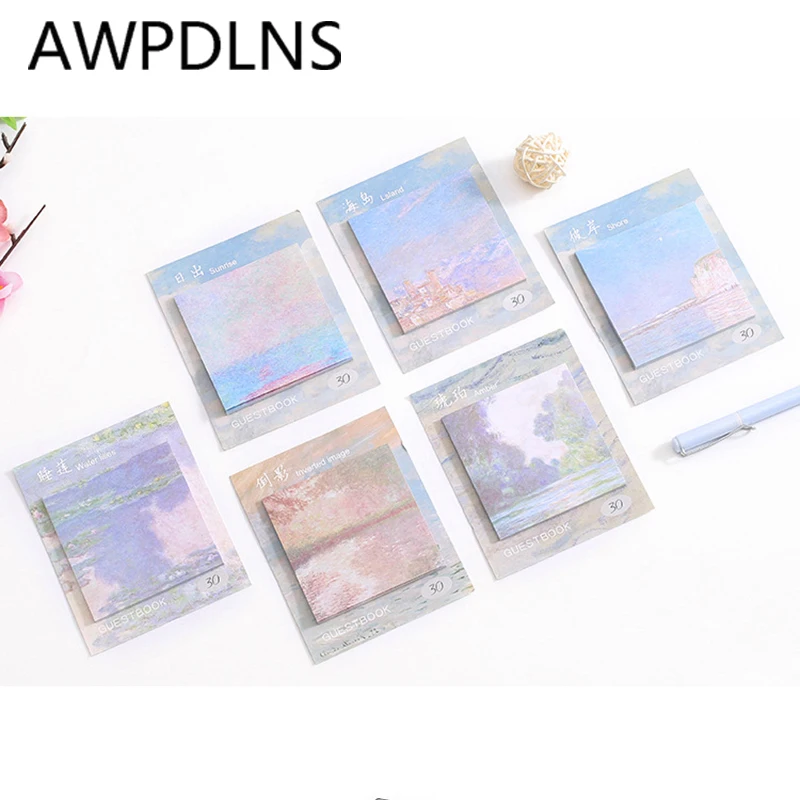 Kwaii Planner Stickers Self Adhesive Memo Pad Landscape Sticky Notes Bookmark Post It Students School Office Stationery Supply
Kwaii Planner Stickers Self Adhesive Memo Pad Landscape Sticky Notes Bookmark Post It Students School Office Stationery Supply