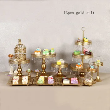4 - 15 piece of gold led cart of the metal crystal wedding party dessert display pedestal display
4 - 15 piece of gold led cart of the metal crystal wedding party dessert display pedestal display
