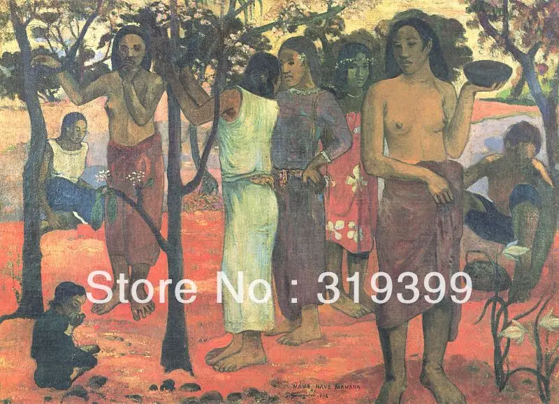 Oil Painting Reproduction on Linen canvas,Herrliche Tage by paul gauguin,100% handmade,Free Shipping,Museum quality
Oil Painting Reproduction on Linen canvas,Herrliche Tage by paul gauguin,100% handmade,Free Shipping,Museum quality